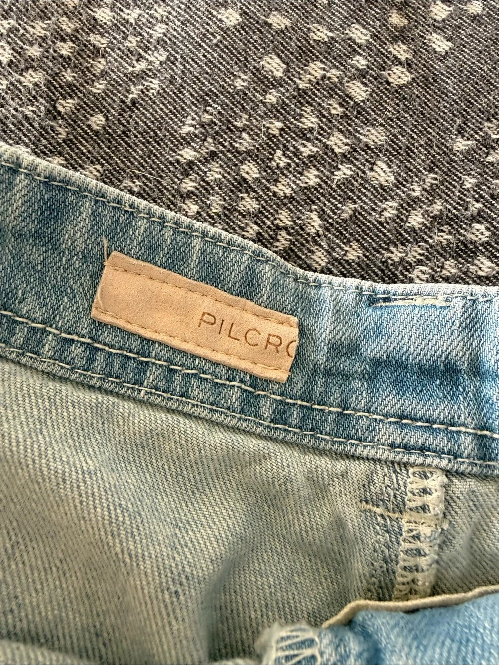 Pilcro Light Wash Denim Jean Shorts